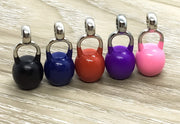Pink Kettlebell Charm, Blue Kettlebell Charm, Purple Kettlebell Charm, Fitness Charms, Crossfit, Fitness Jewelry