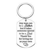 Someone Special To Be A Dad Quote, Father Keychain, Stepfather Gift, Bonus Dad Gift, Gift from Stepdaughter, Gift from Stepson, Birthday
