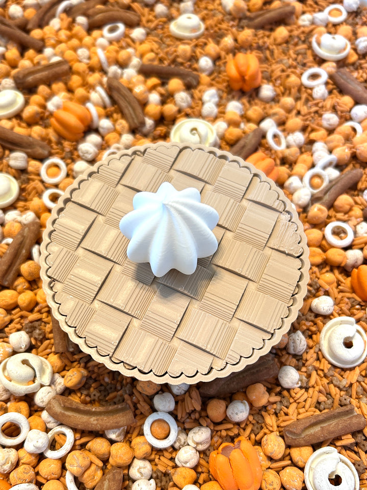 Small Pie Pan &amp; Lattice Pie Crust | Pretend Play for Kids | 3D Printed PLA