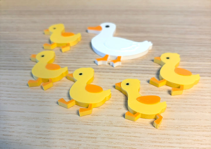Duck Life Loose Parts | Pond Sensory Play | 3D Printed Flat Fillers | Eco-Friendly PLA