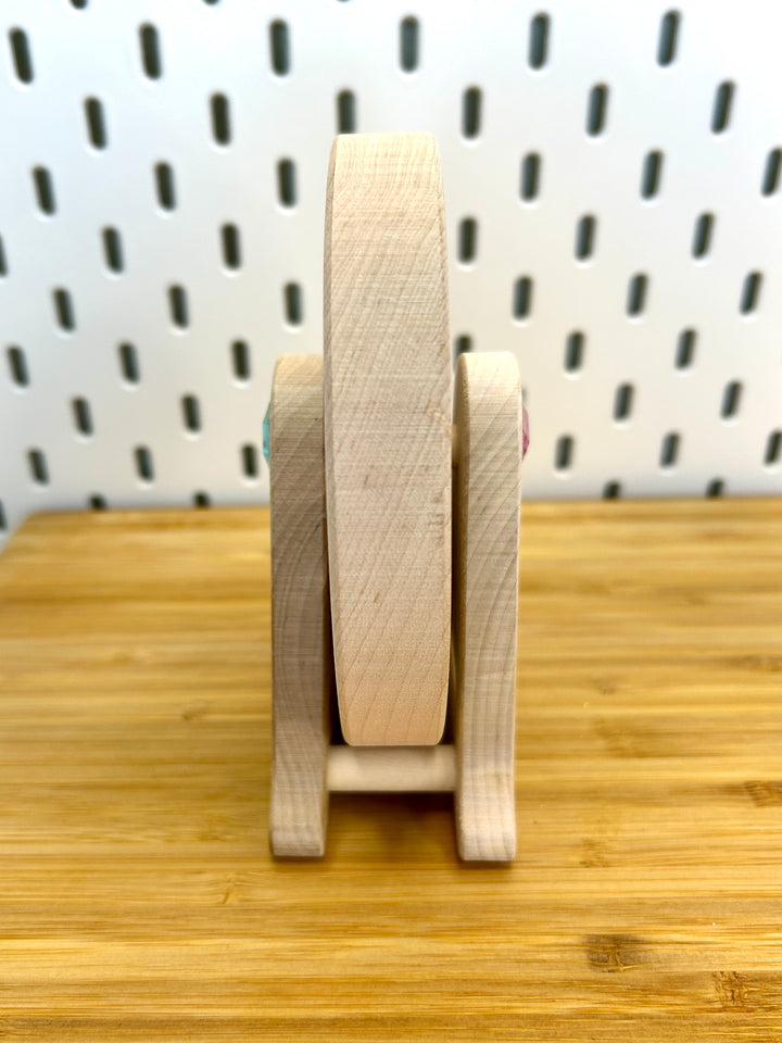 Wooden Rainbow Gem Ferris Wheel (Double-Sided)