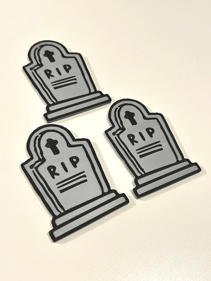 3D Printed Tombstone Loose Parts | Halloween Sensory Counters