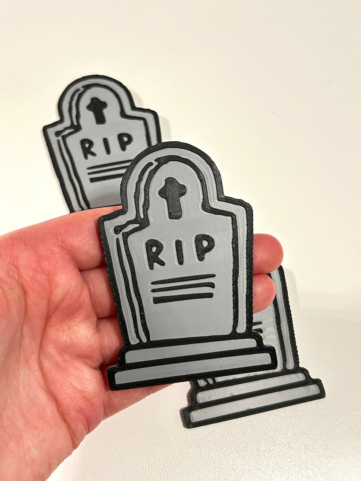3D Printed Tombstone Loose Parts | Halloween Sensory Counters