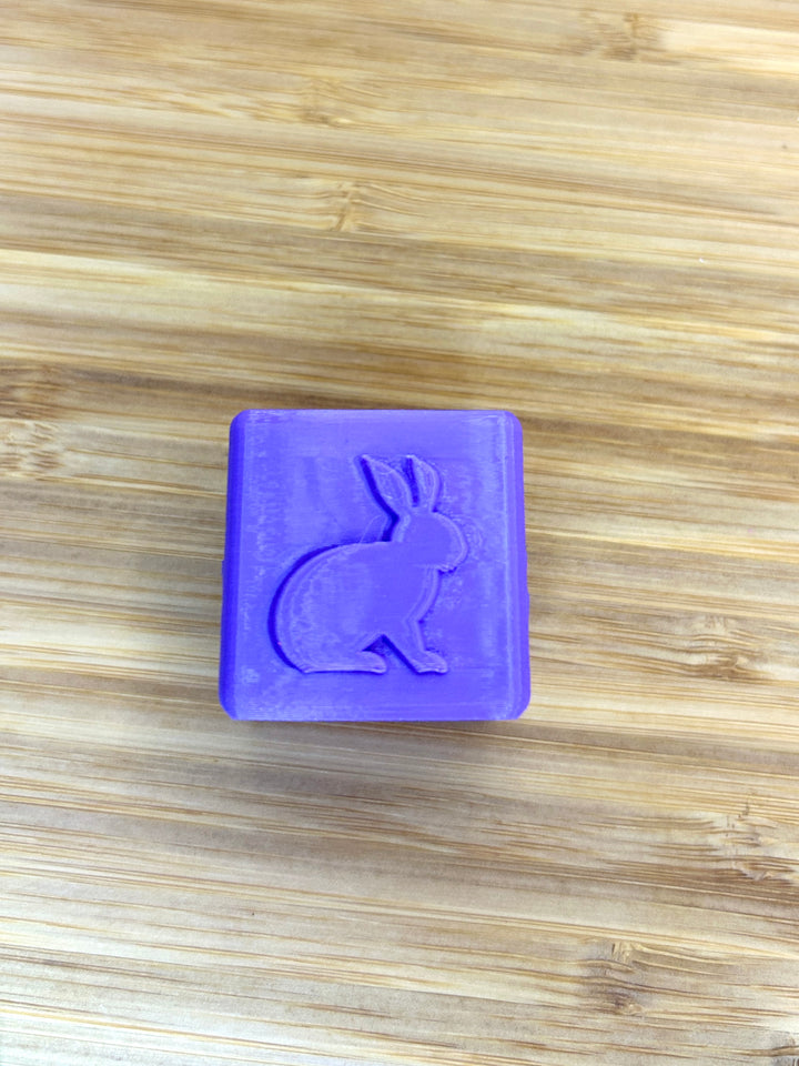 Easter: Egg, Bunny, Chick | 3D Printed Texture Stamper Cube  | Playdough Tool | Eco-Friendly PLA