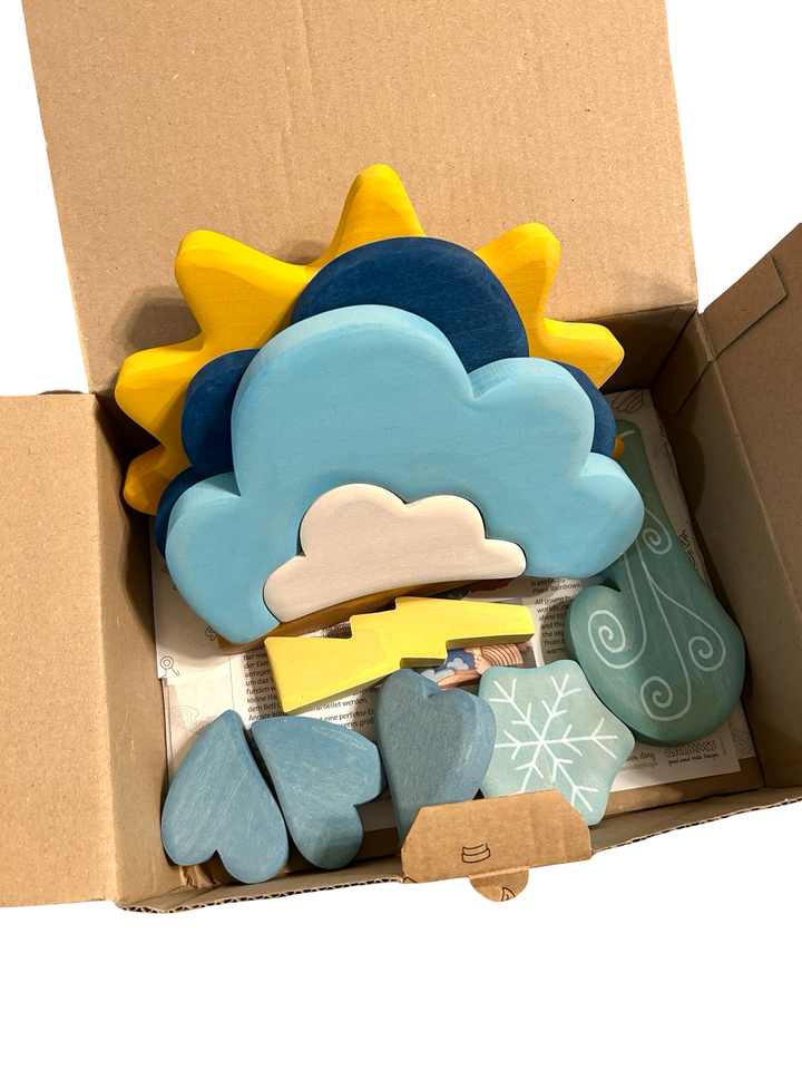 Grimm’s Building Set Weather 13pcs | Pre-Loved Toys