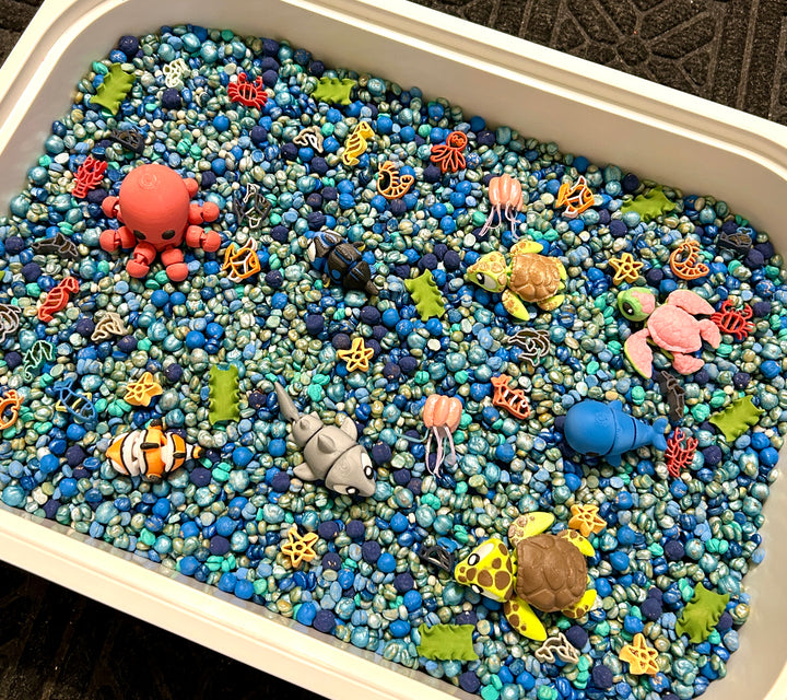 3D Printed Baby Hermit Crab | Beach Friends Sensory Play | Eco-Friendly PLA