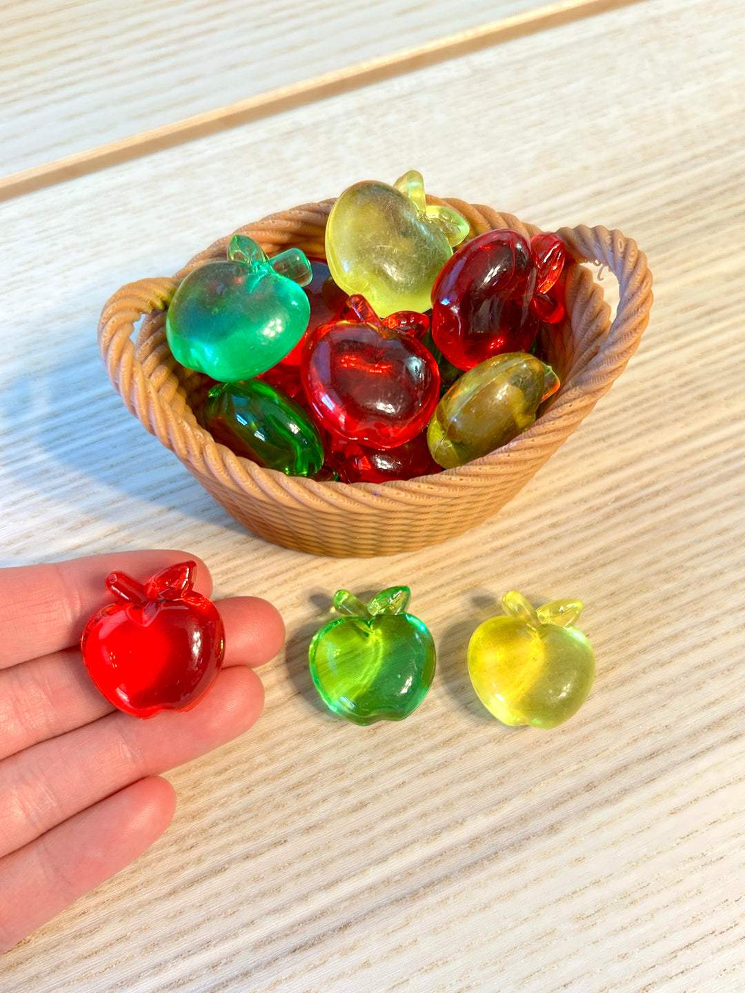 Apple Tree Sensory Tray | Fall Sensory Bin | 3D Printed Trinket Tray with Apple Loose Parts