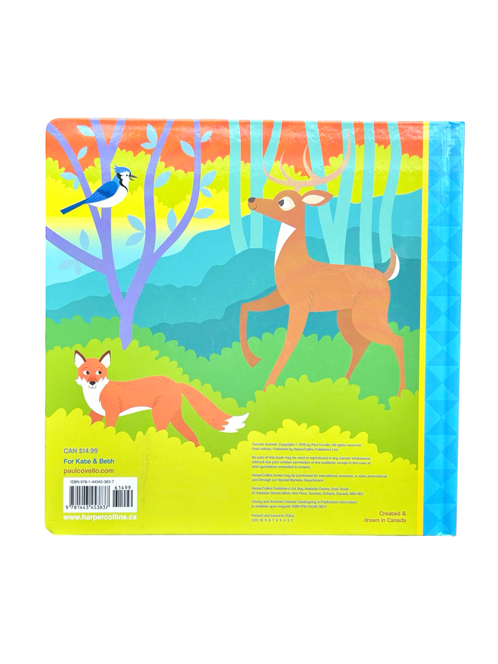 Canada Animals by Paul Covello (Board Book)