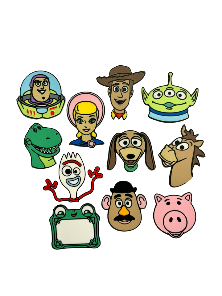 Cowboy &amp; Space Friends Character Set | Movie-Inspired Sensory Play | 3D Printed Toys