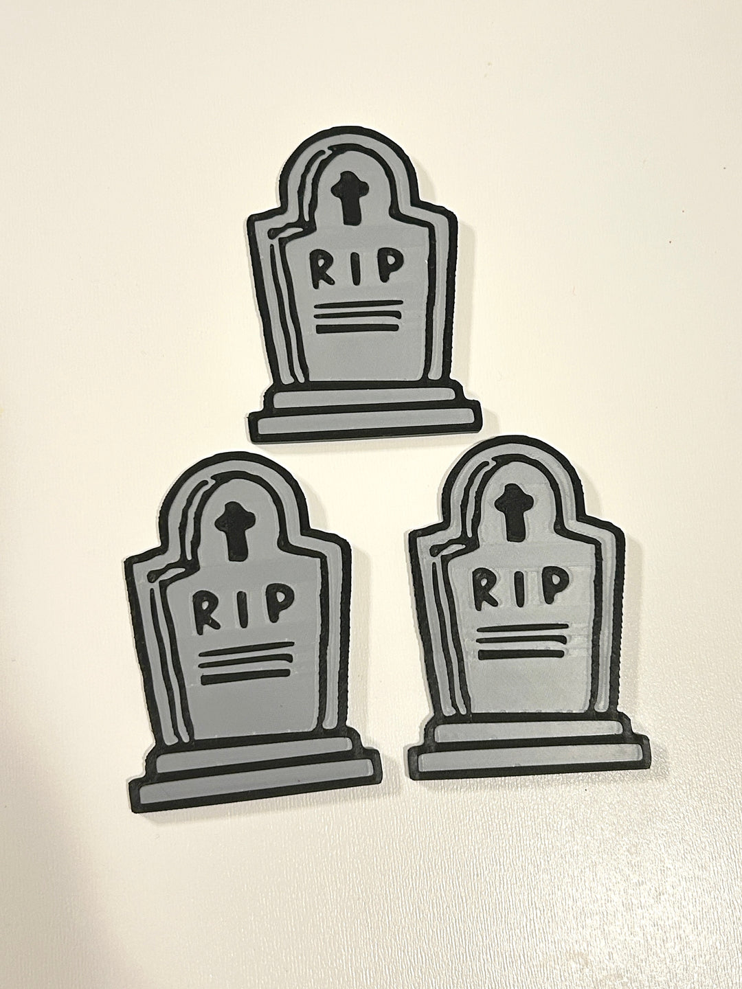 3D Printed Tombstone Loose Parts | Halloween Sensory Counters