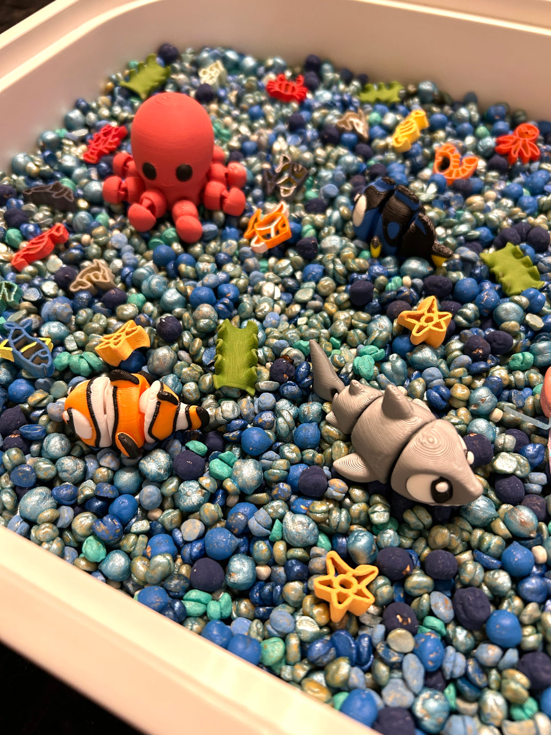 3D Printed Shark Friend | Ocean Sensory Play | Eco-Friendly PLA