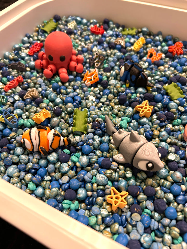 3D Printed Shark Friend | Ocean Sensory Play | Eco-Friendly PLA