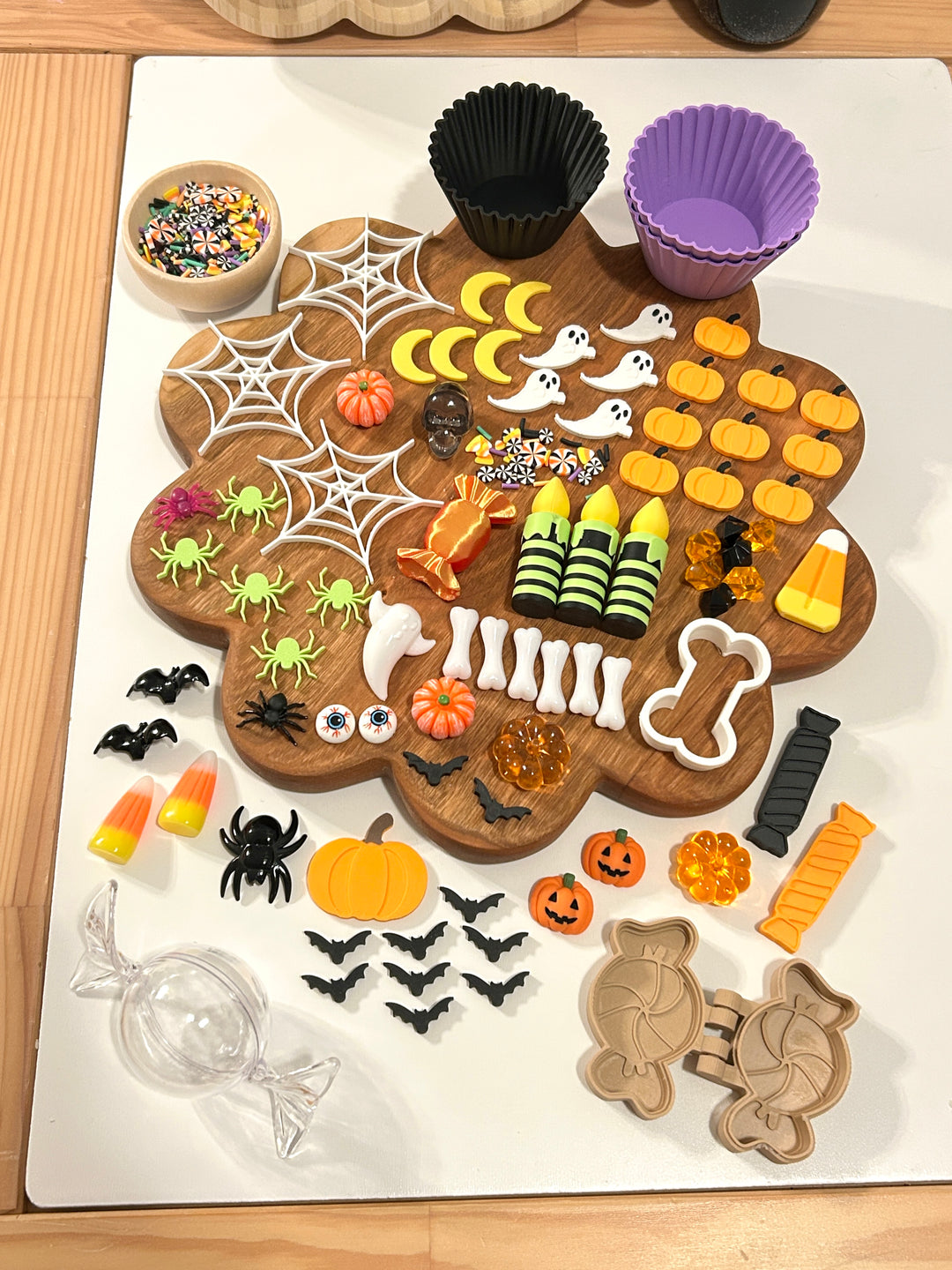 Spooky Cupcake Playdough Kit | Halloween Pretend Play