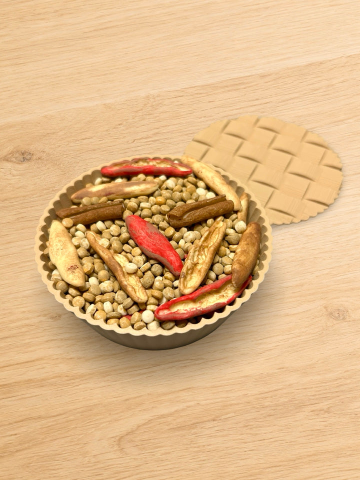 Cozy Apple Pie Sensory Filler Mix | Autumn-Themed Sensory Bin Mix