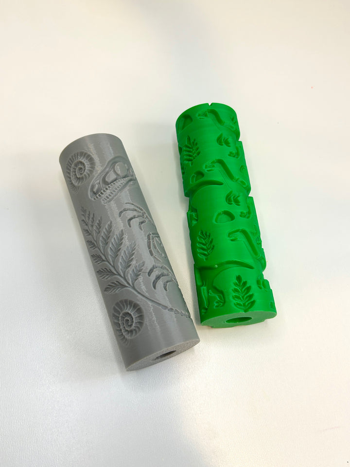 Dinosaur-Themed | 3D Printed Texture Roller | Playdough Tool | Eco-Friendly PLA