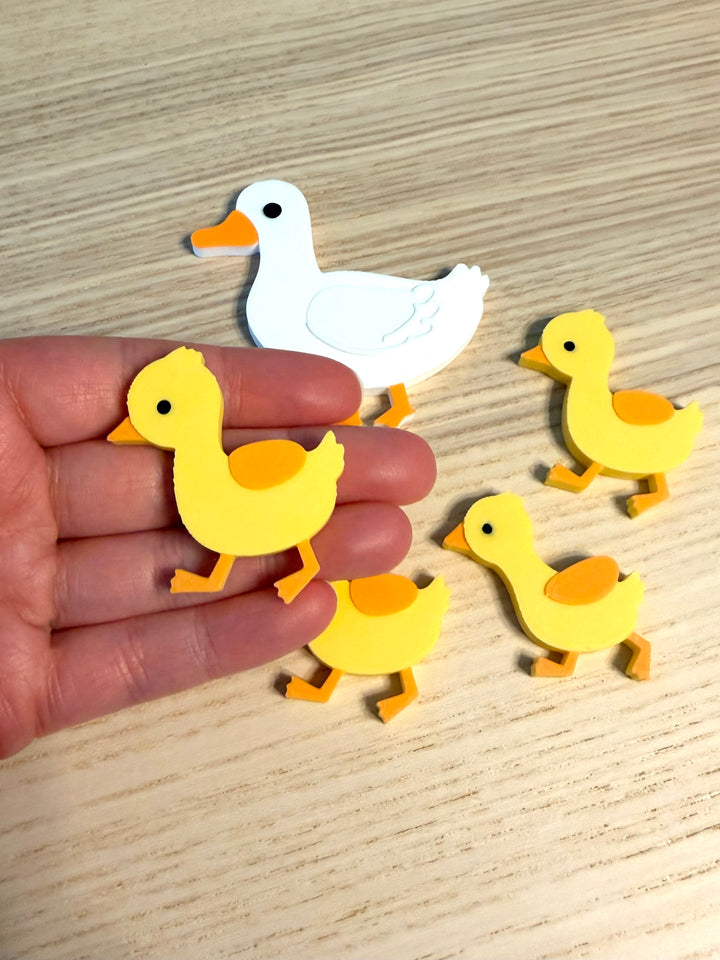 Duck Life Loose Parts | Pond Sensory Play | 3D Printed Flat Fillers | Eco-Friendly PLA