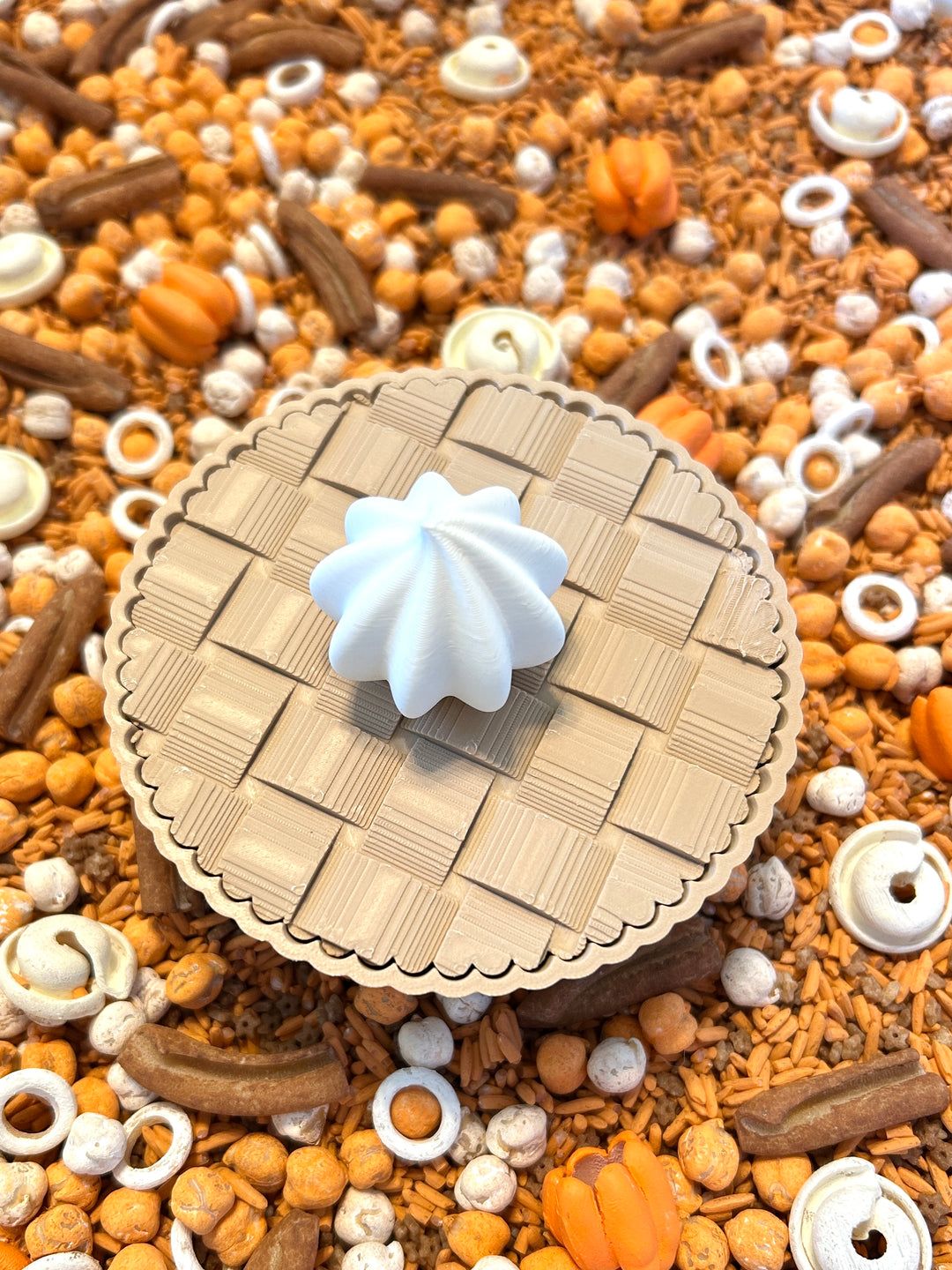 Pumpkin Pie Sensory Filler Mix | Autumn-Themed Sensory Bin Mix