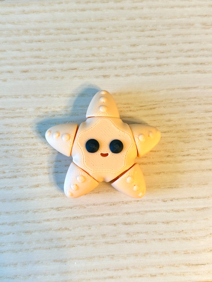 3D Printed Starfish Friend | Ocean Friends Sensory Play | Eco-Friendly PLA