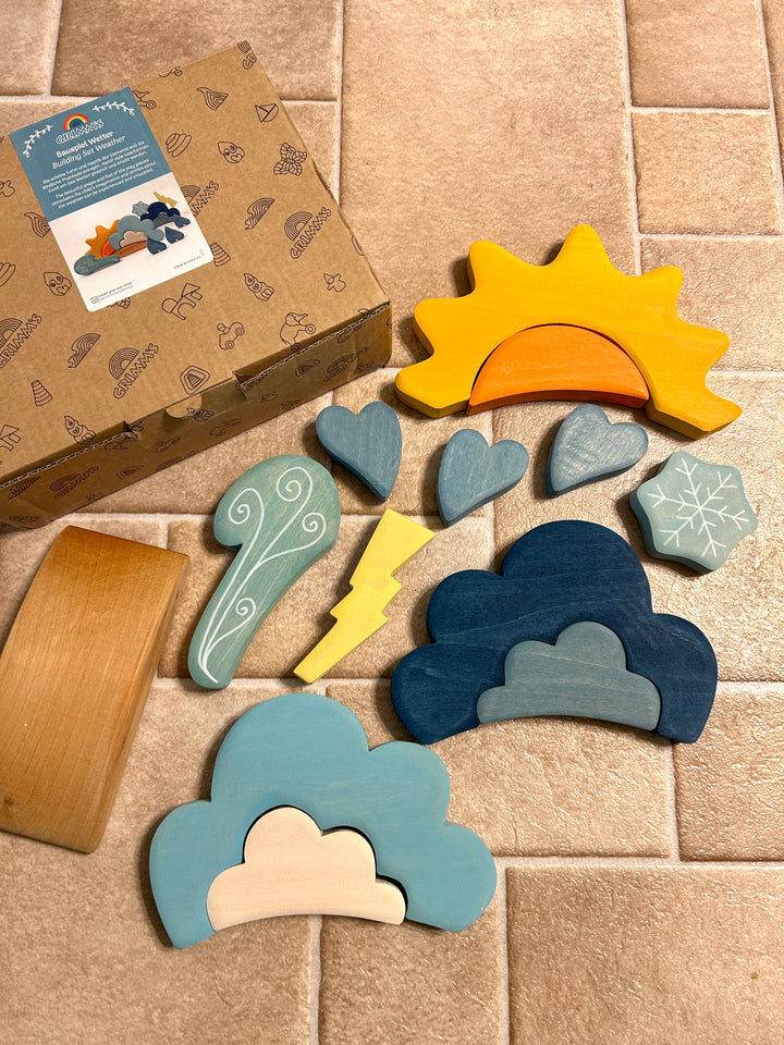 Grimm’s Building Set Weather 13pcs | Pre-Loved Toys