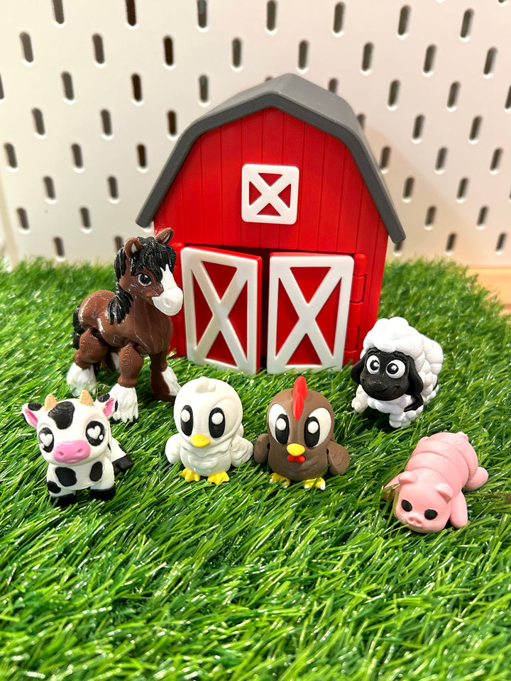 3D Printed Articulated Hen &amp; Roosters | Chicken Coop