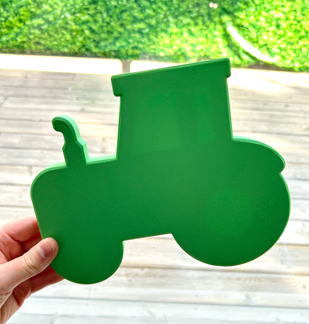 Green Tractor Sensory Tray | Farm Sensory Bin | 3D Printed Trinket Tray
