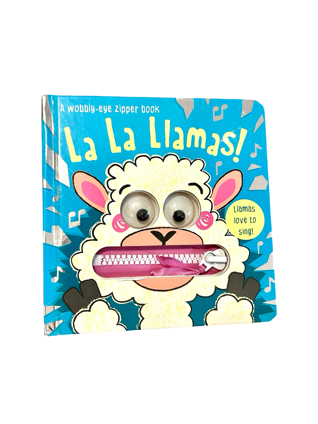 La La Llamas! A Wobbly-Eye Zipper Book (Board Book)