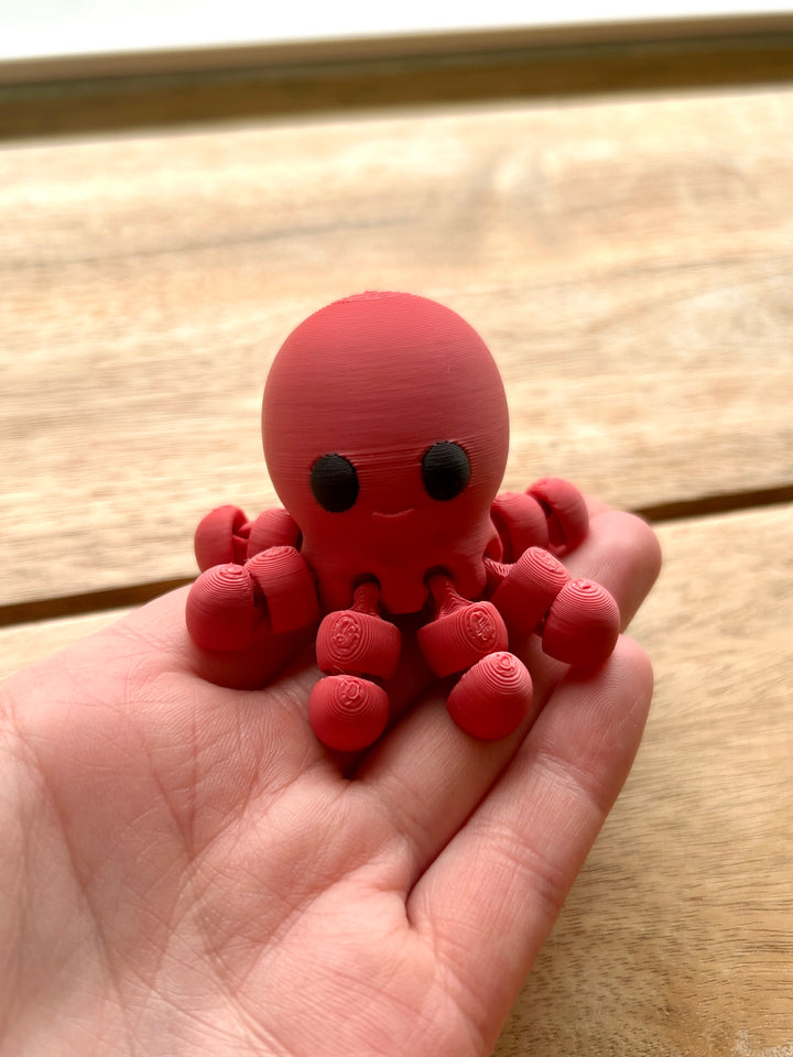 3D Printed Octopus Friend | Ocean Friends Sensory Play | Eco-Friendly PLA