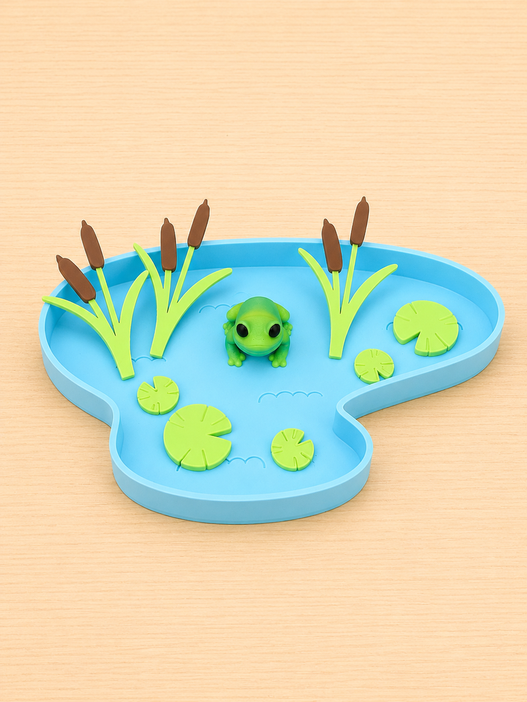 Frog Life Loose Parts | Pond Sensory Play | 3D Printed Flat Fillers | Eco-Friendly PLA