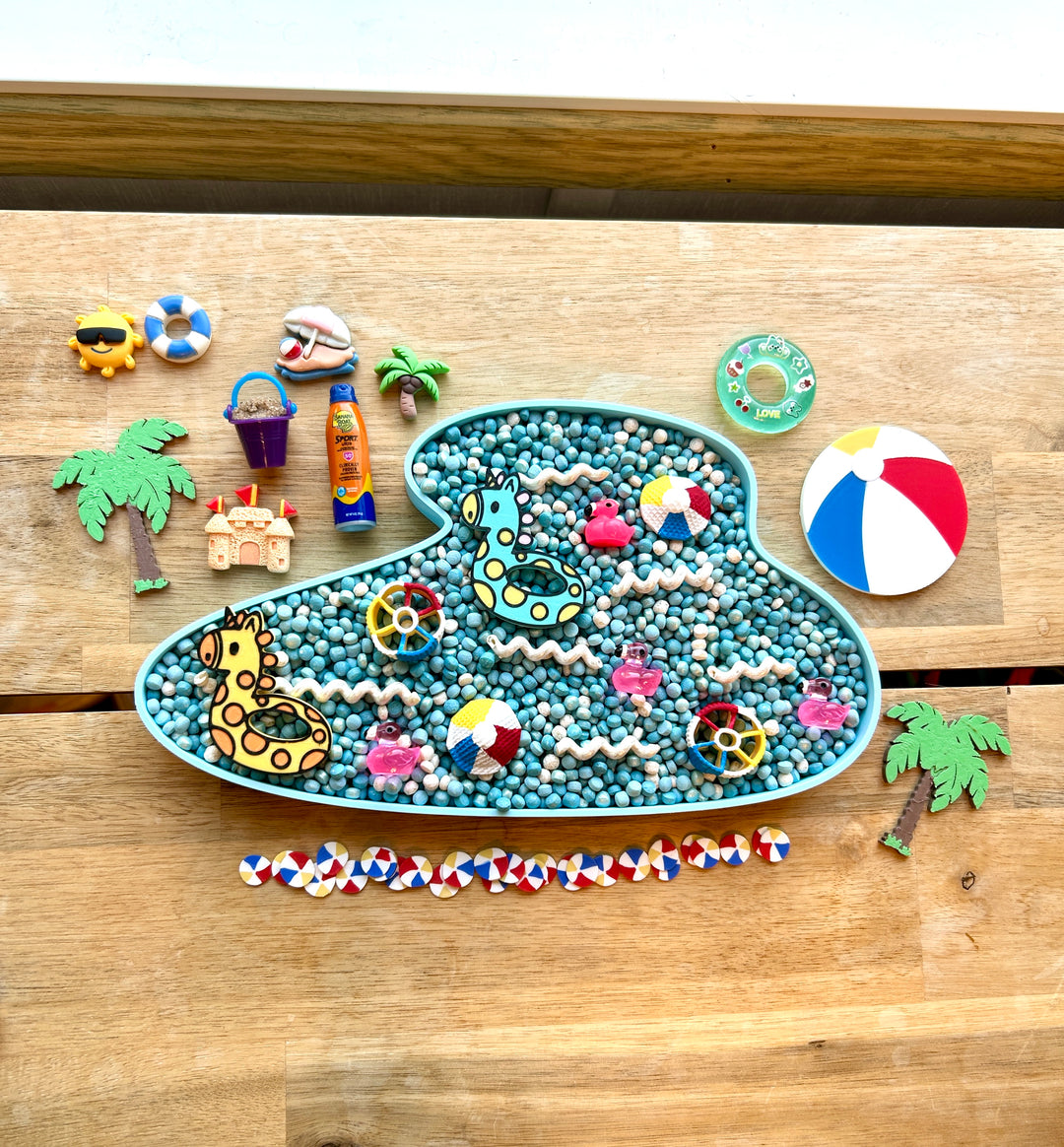 Pond Life &amp; Water Trays | Frog Sensory Bin | 3D Printed Trinket Tray