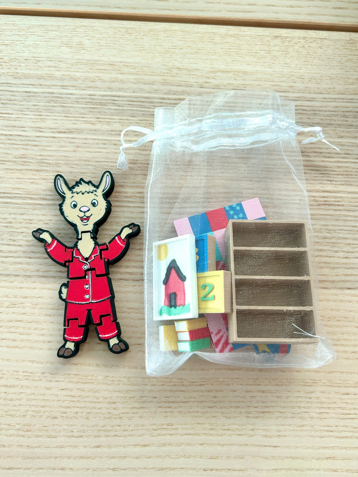 Llama Llama Themed Play Set | 3D Printed Toys | Bookish Small World Set with Loose Parts