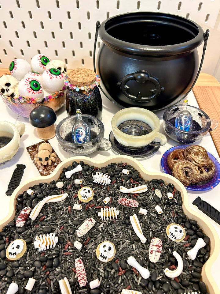 The Haunted Graveyard Sensory Filler | Halloween Blood &amp; Bones Mix
