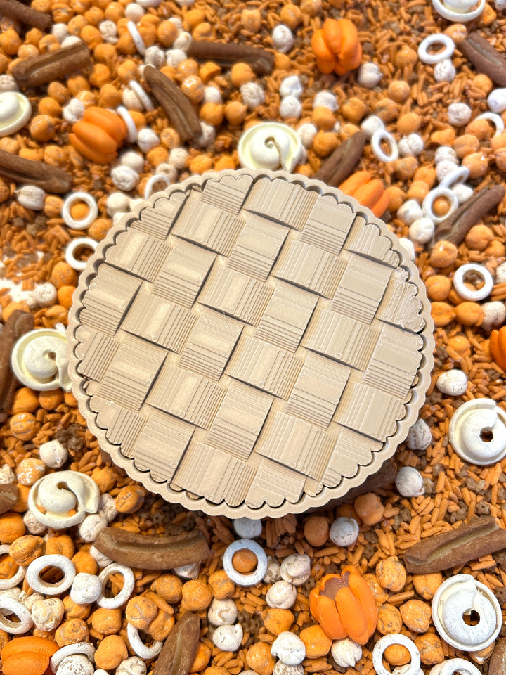 Small Pie Pan &amp; Lattice Pie Crust | Pretend Play for Kids | 3D Printed PLA