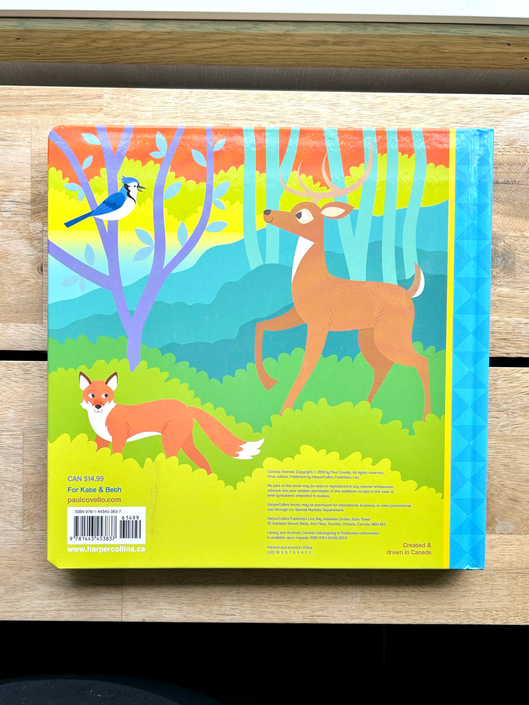 Canada Animals by Paul Covello (Board Book)
