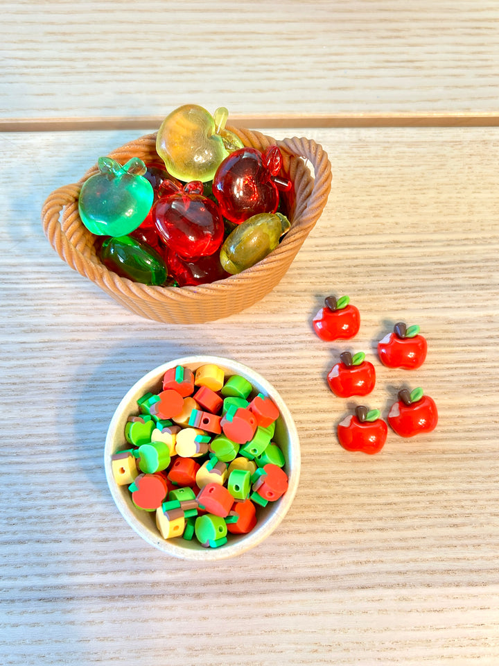 Apple Tree Sensory Tray | Fall Sensory Bin | 3D Printed Trinket Tray with Apple Loose Parts