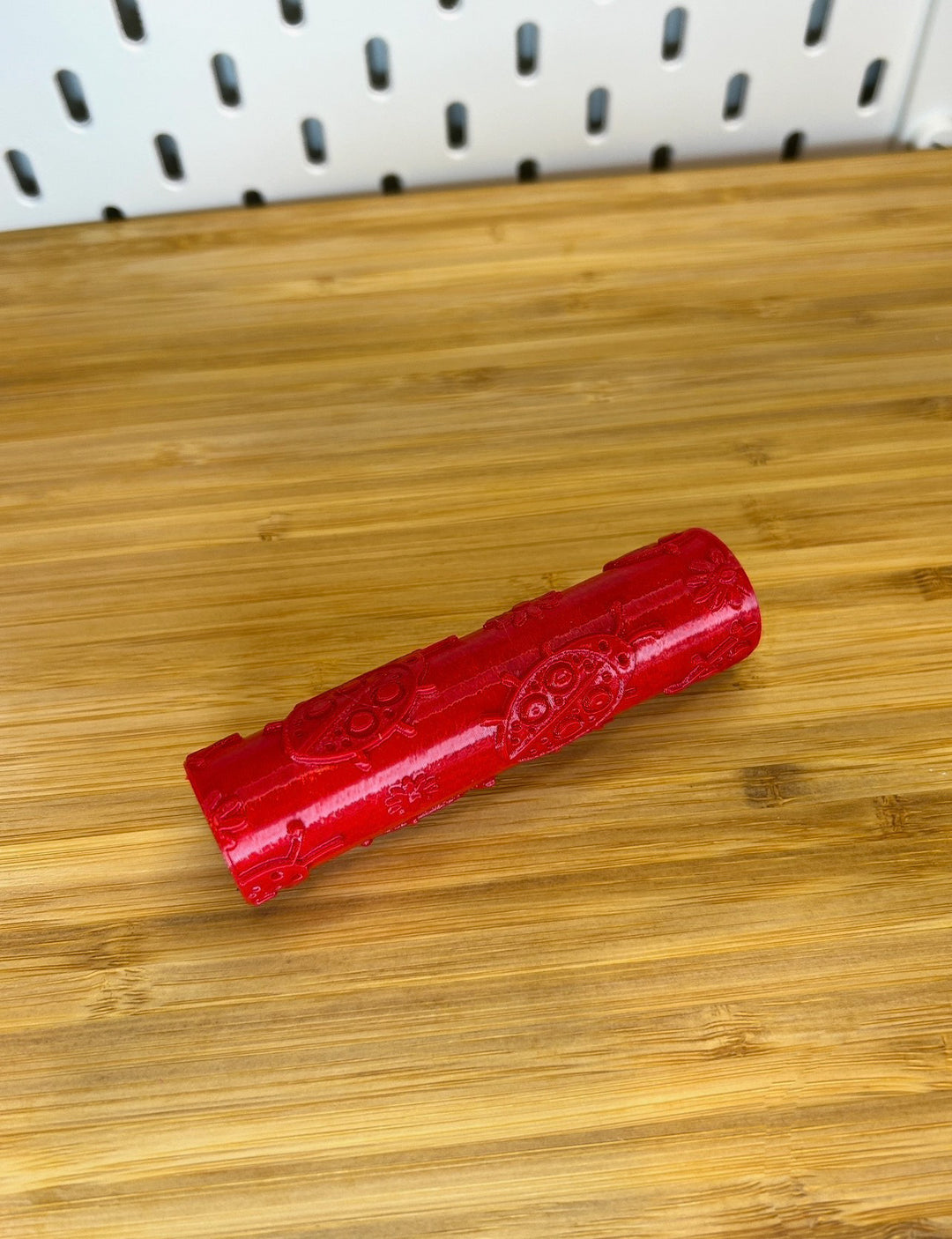 Red Ladybugs | 3D Printed Texture Roller | Playdough Tool | Eco-Friendly PLA