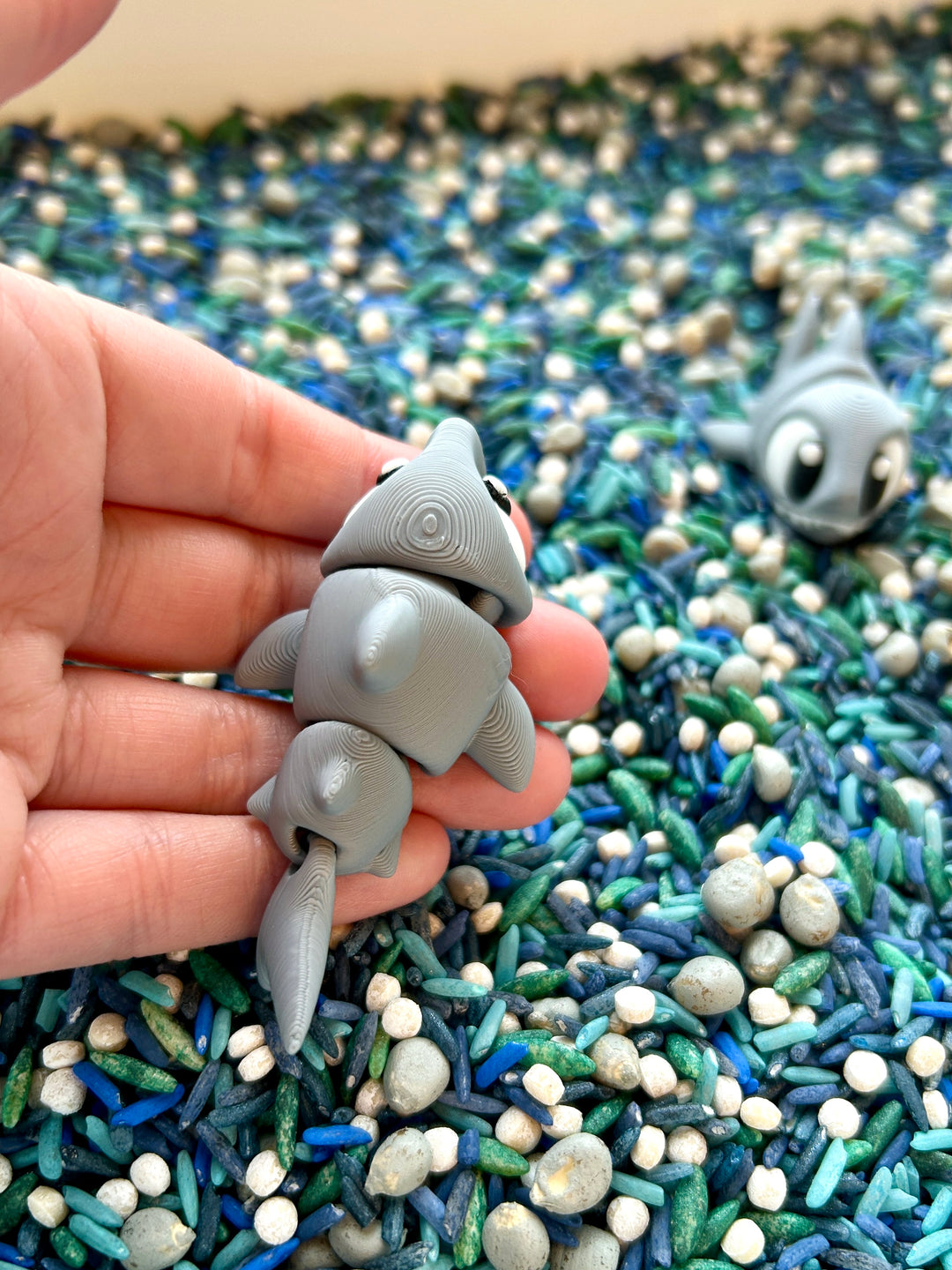 3D Printed Shark Friend | Ocean Sensory Play | Eco-Friendly PLA