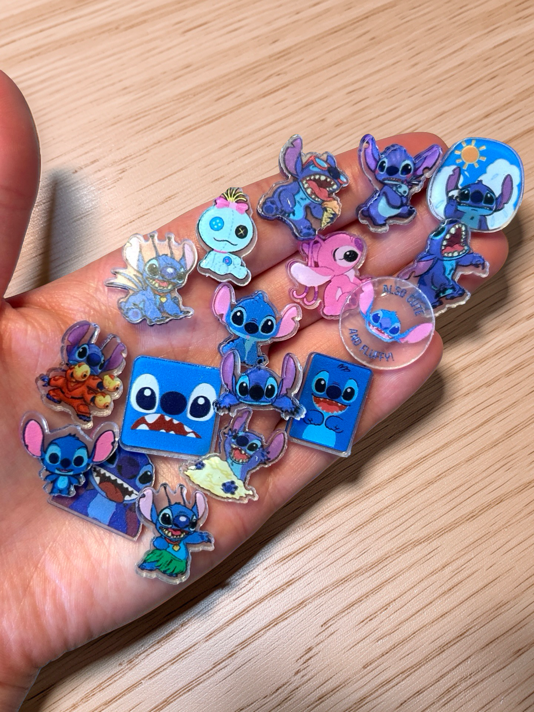 Hawaiian Blue Alien Charms Set | Silicone Bead, Acrylic, Resin Loose Parts