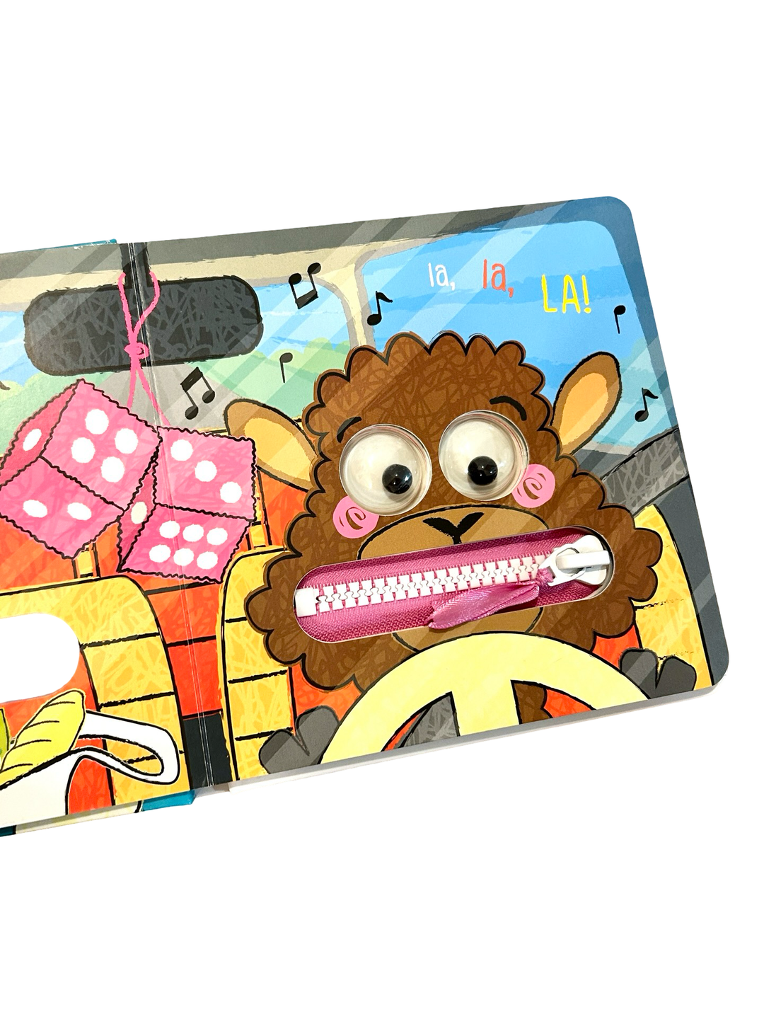 La La Llamas! A Wobbly-Eye Zipper Book (Board Book)