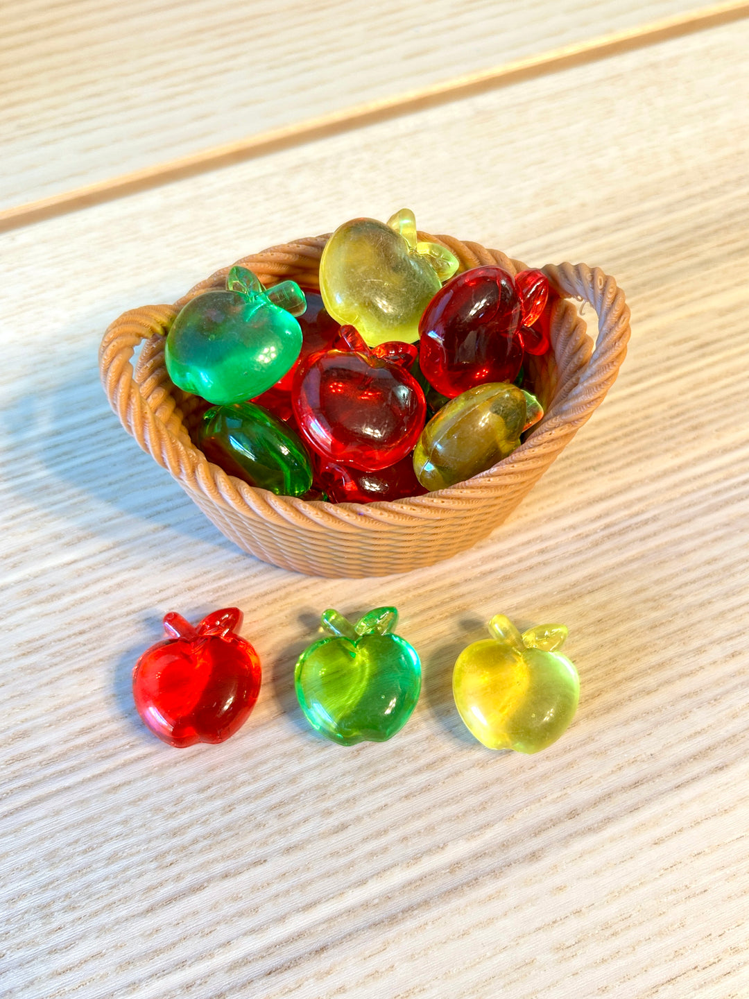 Apple Tree Sensory Tray | Fall Sensory Bin | 3D Printed Trinket Tray with Apple Loose Parts