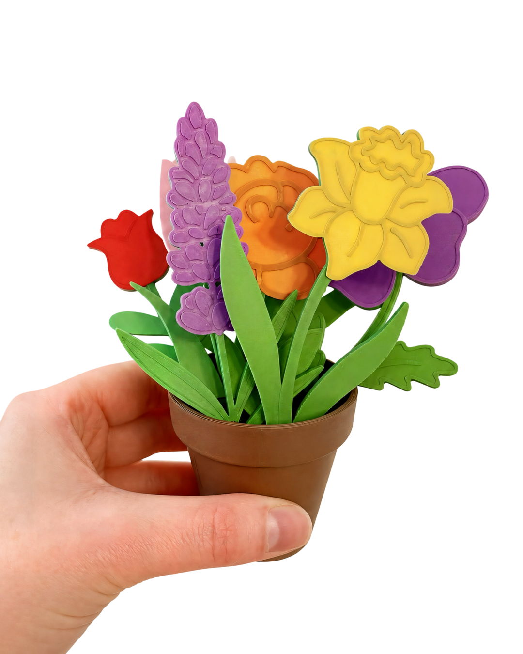 Large Flower Planting Set | 4” Flowers | Gardening Sensory Dirt