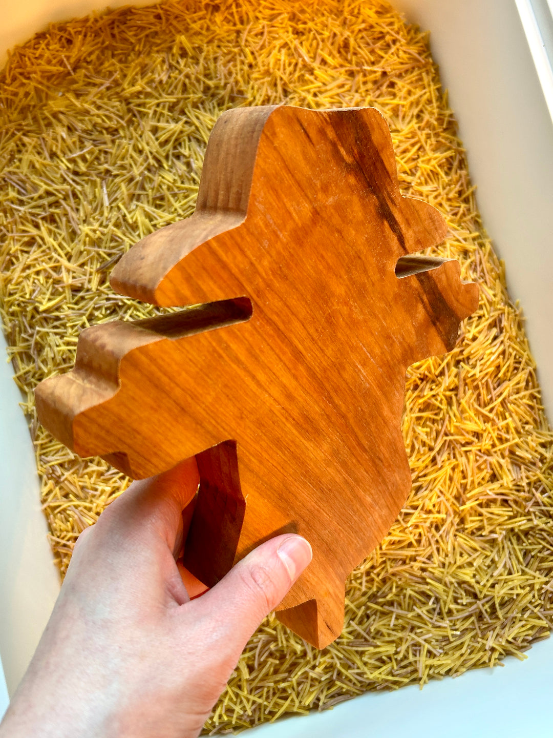 Scarecrow Tray | Handcrafted Cherry Wood | ArborCraft Wood