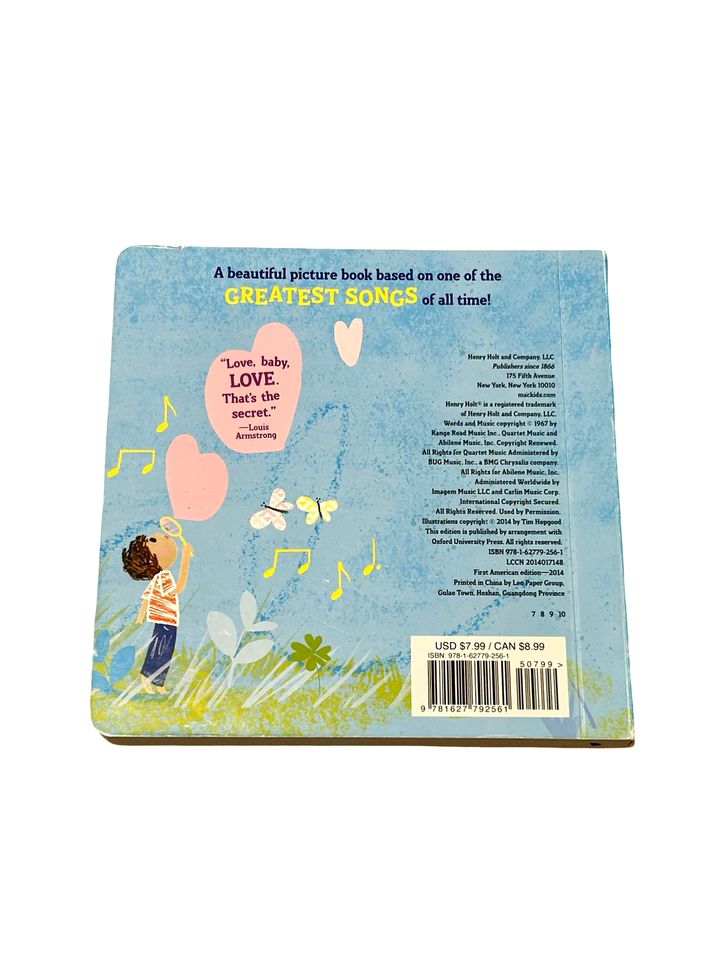 What a Wonderful World (as sung by Louis Armstrong) (Board Book)