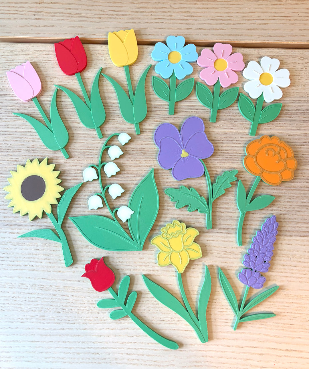 Large Flower Planting Set | 4” Flowers | Gardening Sensory Dirt