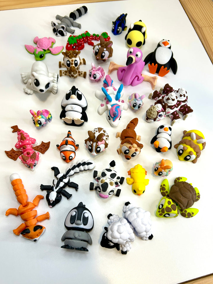 3D Printed Apple &amp; Worm Set | Back to School Sensory Play | Eco-Friendly PLA
