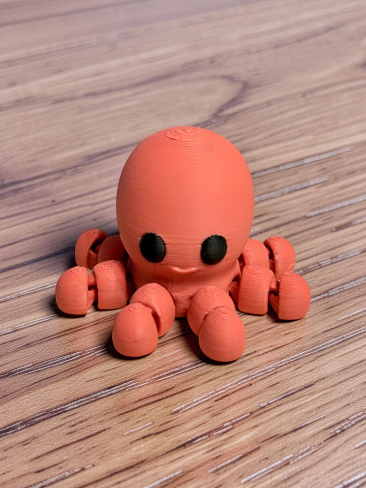 3D Printed Octopus Friend | Ocean Friends Sensory Play | Eco-Friendly PLA