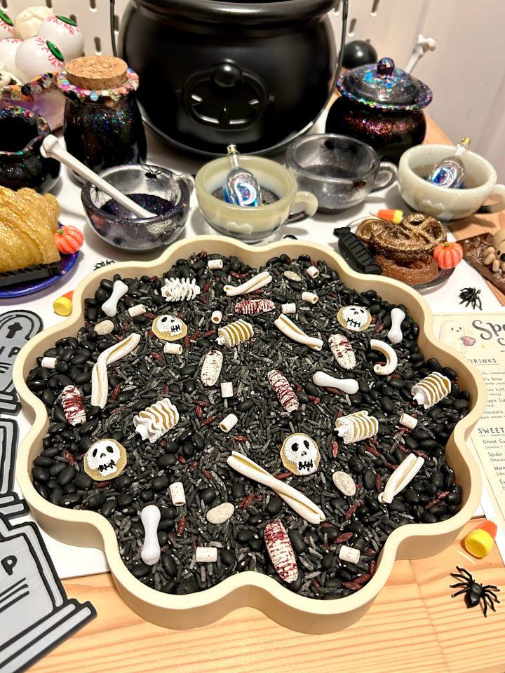 The Haunted Graveyard Sensory Filler | Halloween Blood &amp; Bones Mix