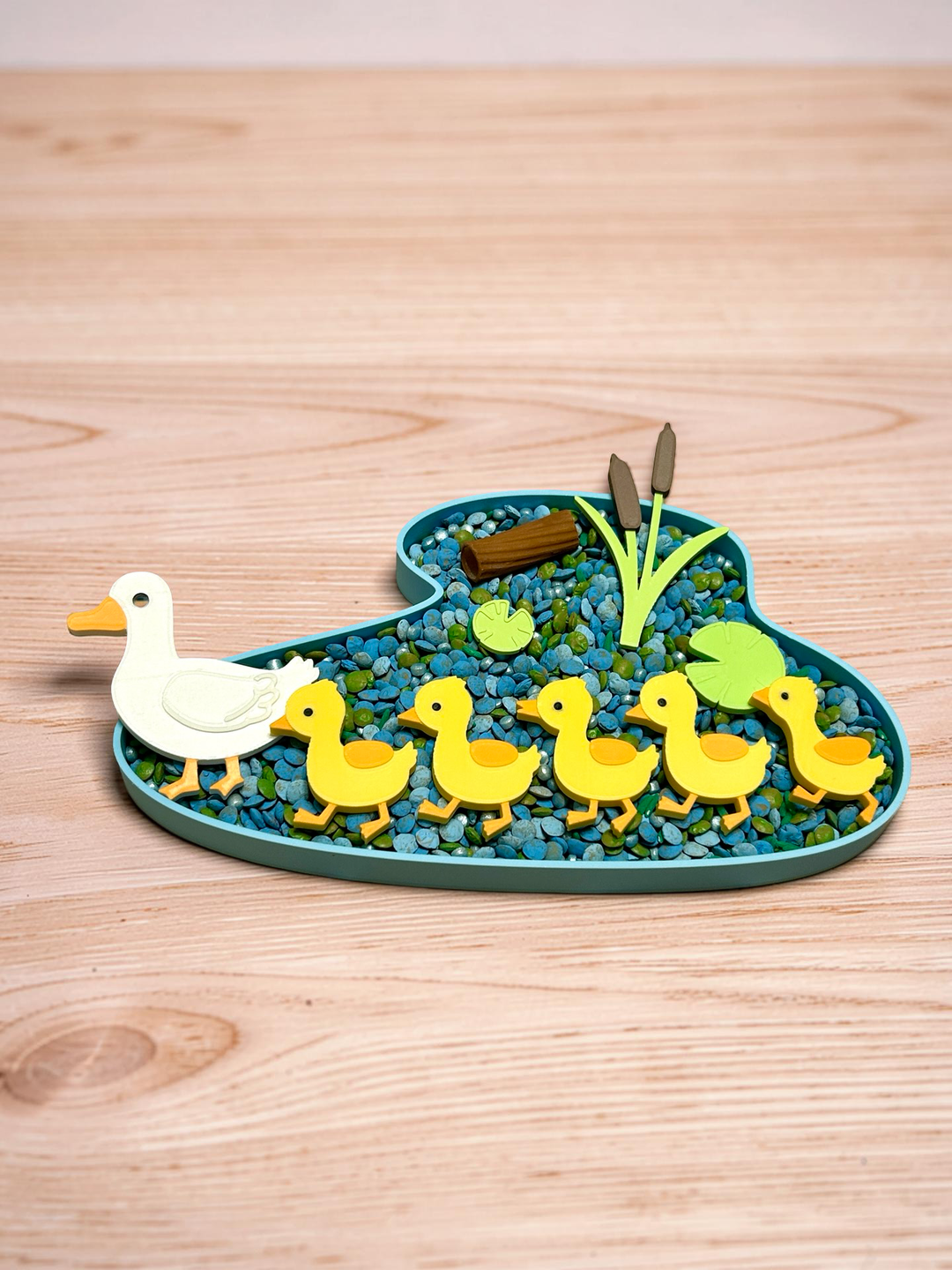 Duck Life Loose Parts | Pond Sensory Play | 3D Printed Flat Fillers | Eco-Friendly PLA