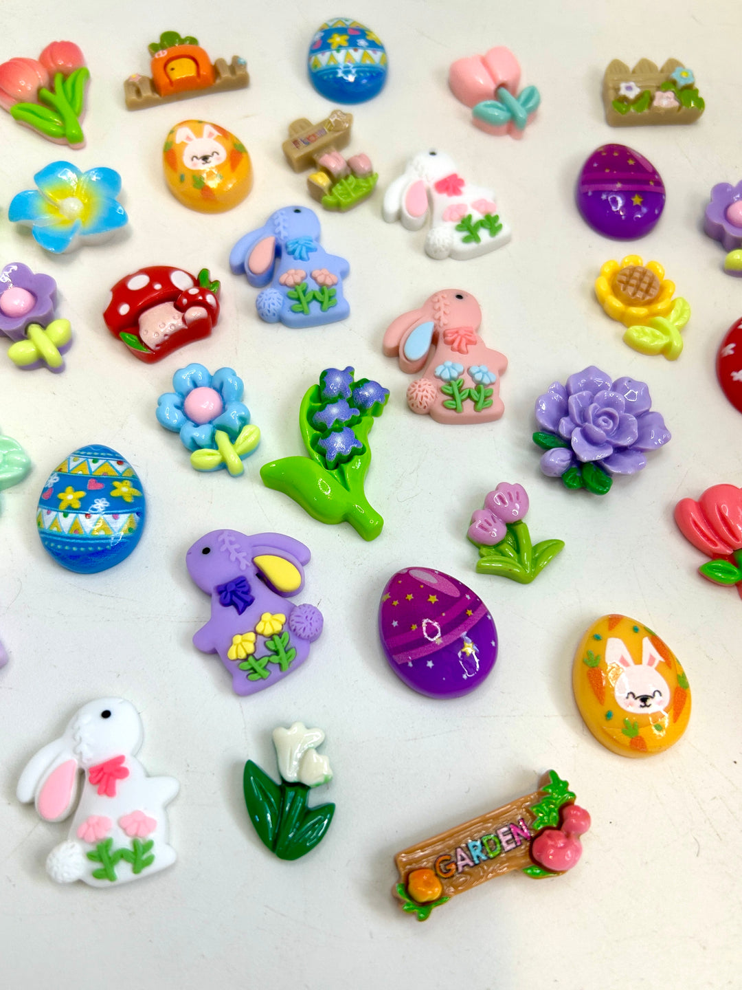 Playful Easter Resin Charms