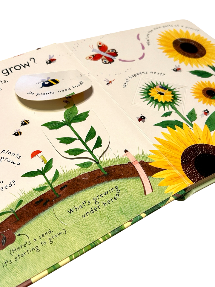 How Do Flowers Grow? (Usborne Lift-the-Flap Book) (Hardcover)