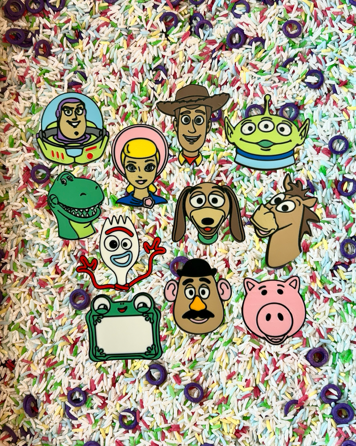 Cowboy &amp; Space Friends Character Set | Movie-Inspired Sensory Play | 3D Printed Toys